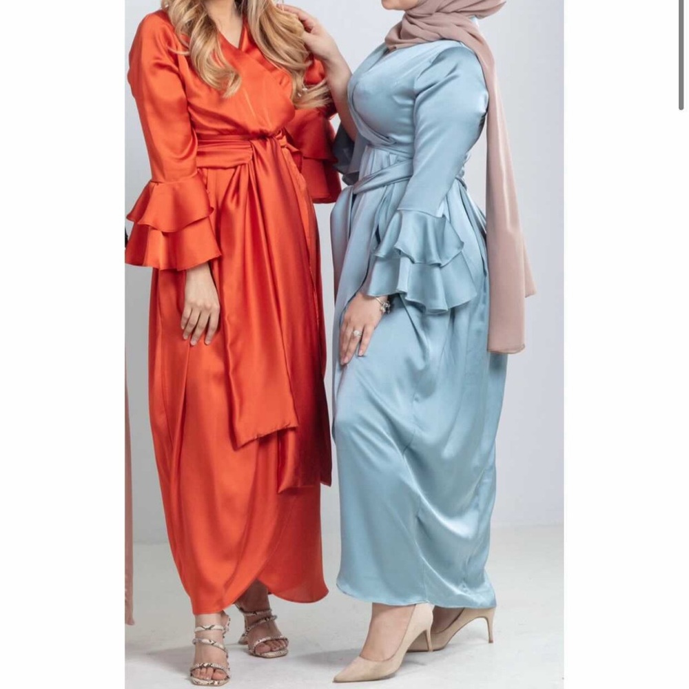 Modest Barbie Melana Rose Pink Satin Dress